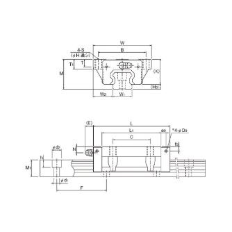 ＴＨＫ（株） LMガイド用ブロック SHS ＬＭガイド用ブロック SHS15LC1SS(GK) BLOCK