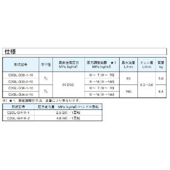 ダイキン工業（株） C2形低圧減圧弁 C2GL-G Ｃ２形低圧減圧弁 C2GL-G06-2-10