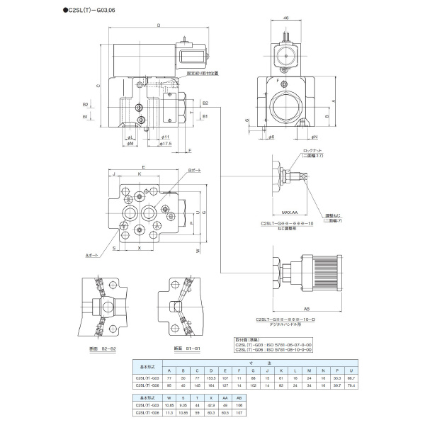 ダイキン工業（株） C2形シート形電磁パイロット切換弁 C2SL-G Ｃ２形シート形電磁パイロット切換弁 C2SL-G03-10B-10