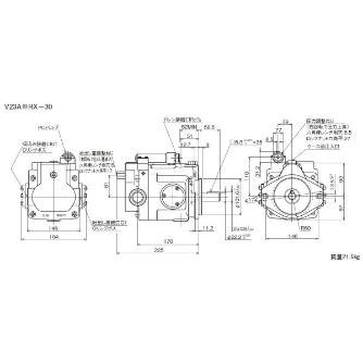 ダイキン工業（株） ピストンポンプ F-V ピストンポンプ F-V23A1RX-30