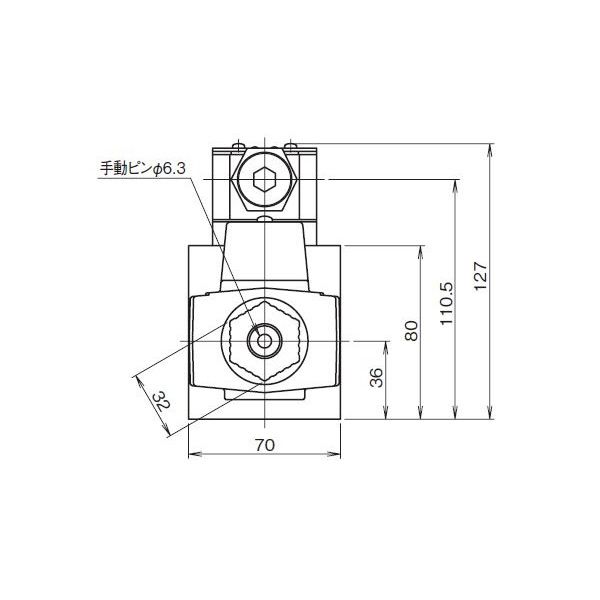 ダイキン工業（株） 電磁操作弁 KSO-G03-2CA 電磁操作弁 KSO-G03-2CA-20-8N