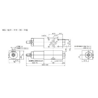 ダイキン工業（株） モジュラースタック形減圧弁 MG モジュラースタック形減圧弁 MG-02B-03-60-R02