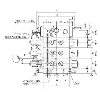 ダイキン工業（株） 手動比例切換弁 MHV 手動比例切換弁 MHV12KLFH6C75-HY