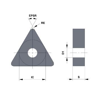 三菱マテリアル（株） 旋削用インサート(CBN) TNGA 旋削用インサート（ＣＢＮ） TNGA160412 MBS140