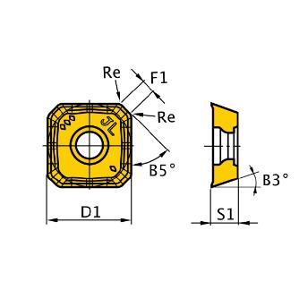 三菱マテリアル（株） カッタチップ SEET カッタチップ（超硬コーティング） SEET13T3AGEN-JL MP6120