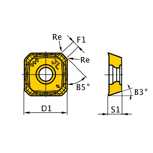 三菱マテリアル（株） カッタチップ SEET カッタチップ（超硬コーティング） SEET13T3AGEN-JL MP6120