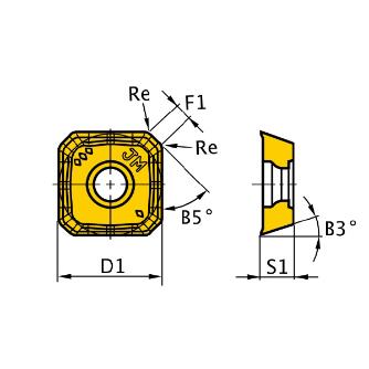 三菱マテリアル（株） カッタチップ SEMT カッタチップ（超硬コーティング） SEMT13T3AGSN-JM MP9130