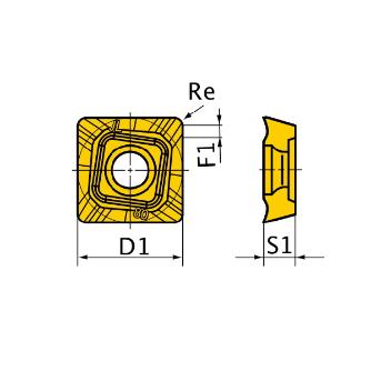 三菱マテリアル（株） カッタチップ SOET カッタチップ（超硬コーティング） SOET12T308PEER-JL MP7130