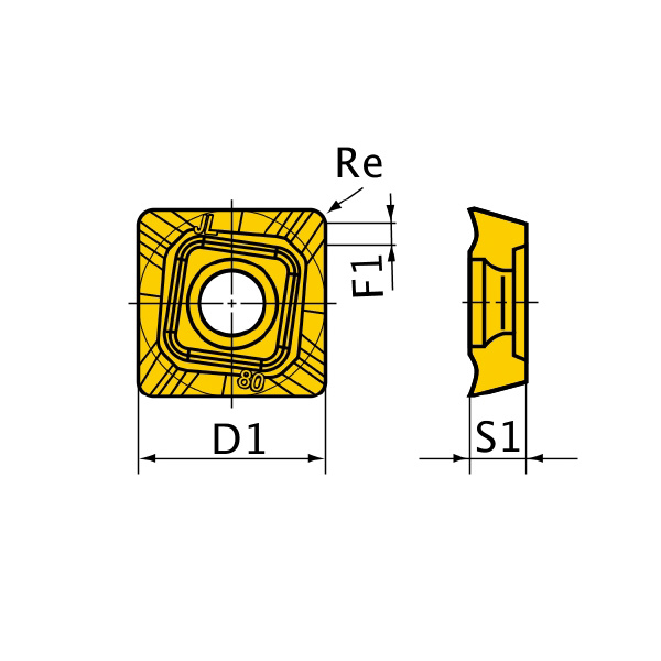 三菱マテリアル（株） カッタチップ SOET カッタチップ（超硬コーティング） SOET12T308PEER-JL MP7140