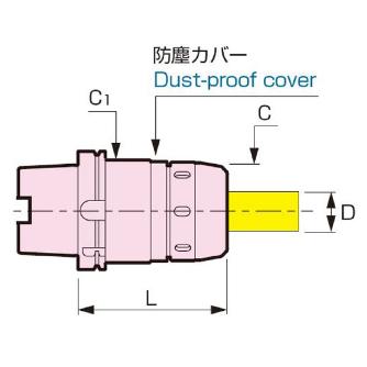 （株）ＭＳＴコーポレーション ハイアートミーリングチャック A-ART ハイアートミーリングチャック A125-ART32-195