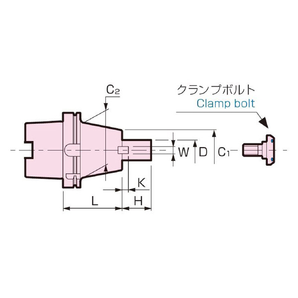 （株）ＭＳＴコーポレーション 正面フライスアーバ A125-FMA 正面フライスアーバ A125-FMA31.75-55