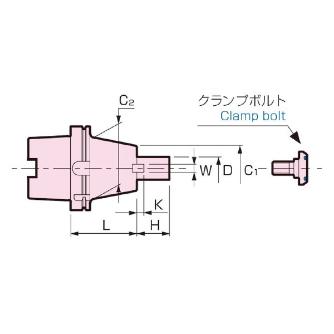 （株）ＭＳＴコーポレーション 正面フライスアーバ A125-FMA 正面フライスアーバ A125-FMA31.75-105
