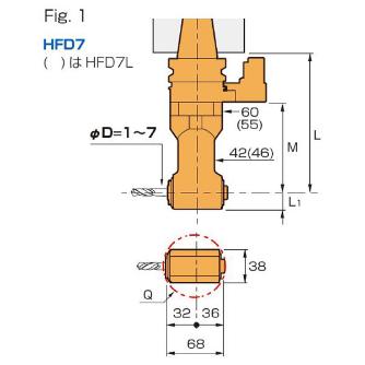 （株）ＭＳＴコーポレーション アングルヘッド ハーフ/PBナシ A63-HFD アングルヘッド　ハーフ／ＰＢナシ A63-HFD7-243