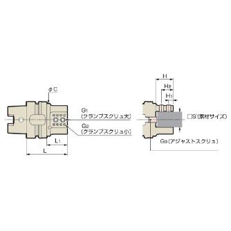（株）ＭＳＴコーポレーション サイドスクリュ/スマートグリップ A63-SCD サイドスクリュ／スマートグリップ A63-SCD40-85