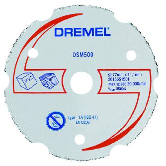 ボッシュ（株） ドレメル SAW－MAX用カッティングホイール ドレメル　超硬チップホイール SM500