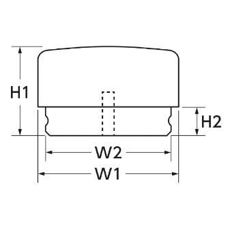 オーエッチ工業（株） EZショックレスハンマー替ヘッド 白 ＥＺハンマー替ヘッド（２） EZ-20HW