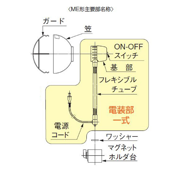 カネテック（株） 電気スタンド ME 電気スタンド ME-F2