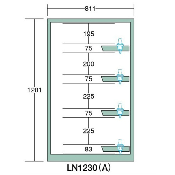 大阪製罐（株） ツーリングロッカー LN ツーリングロッカー LN1230