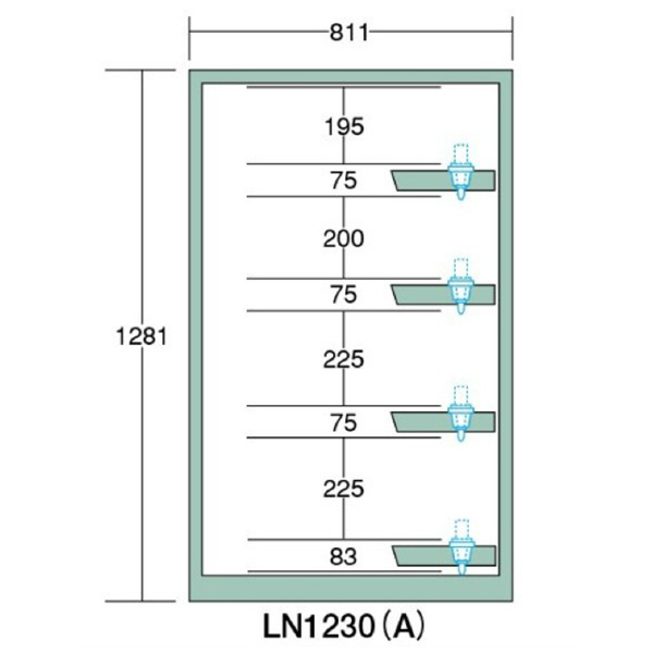 大阪製罐（株） ツーリングロッカー LN ツーリングロッカー LN1230A
