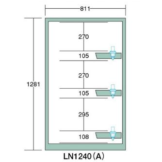 大阪製罐（株） ツーリングロッカー LN ツーリングロッカー LN1240