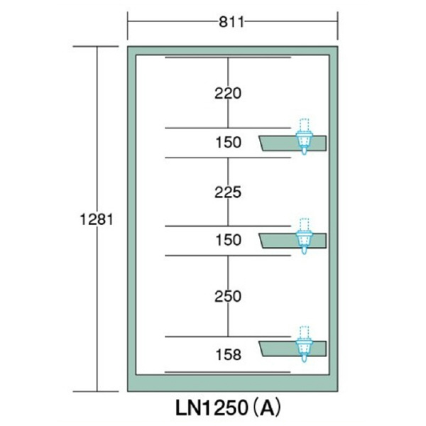 大阪製罐（株） ツーリングロッカー LN ツーリングロッカー LN1250
