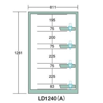 大阪製罐（株） ツーリングロッカー LD ツーリングロッカー LD1240