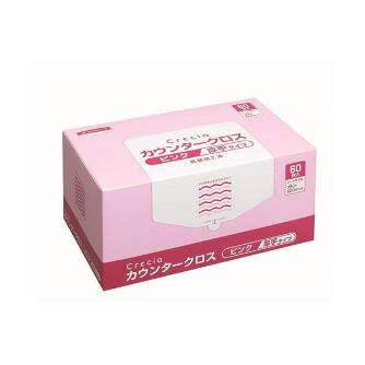 日本製紙クレシア（株） クレシア カウンタークロス 厚手タイプ クレシアカウンタークロス／大箱単位 65322 ｱﾂﾃﾞﾀｲﾌﾟ ﾋﾟﾝｸ