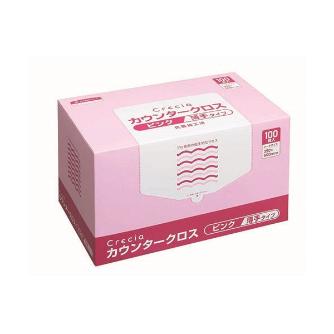 日本製紙クレシア（株） クレシア カウンタークロス クレシアカウンタークロス／大箱単位 65422 ｳｽﾃﾞﾀｲﾌﾟ ﾋﾟﾝｸ