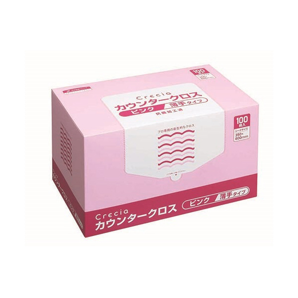 日本製紙クレシア（株） クレシア カウンタークロス クレシアカウンタークロス／大箱単位 65422 ｳｽﾃﾞﾀｲﾌﾟ ﾋﾟﾝｸ