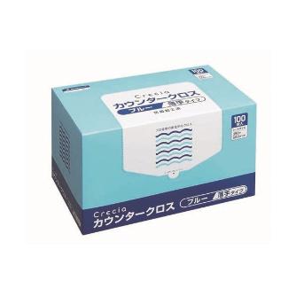 日本製紙クレシア（株） クレシア カウンタークロス クレシアカウンタークロス／大箱単位 65433 ｳｽﾃﾞﾀｲﾌﾟ ﾌﾞﾙｰ