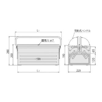 ＴＯＮＥ（株） ツールチェスト BX ツールケース BX420