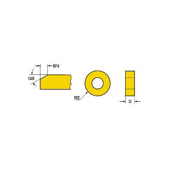 サンドビック（株） TーMaxP チップ 【C】 RCMX Ｔ－ＭａｘＰ　チップ　【Ｃ】 RCMX 10 03 00 4325