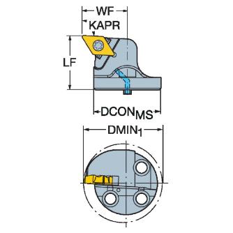 サンドビック（株） コロターンTR カッティングヘッド【F】 TR-SL コロターンＴＲ　カッティングヘッド【Ｆ】 TR-SL-D13UCL-40HP32