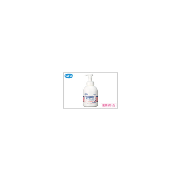 日本製紙クレシア（株） ワークスキン薬用ハンドソープ ワークスキン薬用ハンドソープ／大箱単位 05521ﾛｰｽﾞ ｼｬﾎﾞﾝﾉｶｵﾘ 500ML