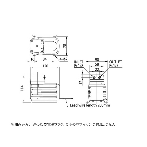 アズワン（株） 交流式エアーポンプ 1-5698 交流式エアーポンプ　ＧＳ－６ＥＡ 1-5698-11