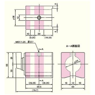 カネテック（株） 部品 マグネット台(金属レバー) 部品 ﾏｸﾞﾈｯﾄﾀﾞｲ(ｷﾝｿﾞｸﾚﾊﾞｰ) MB-FXﾖｳ