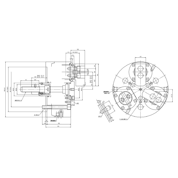 豊和工業（株） パワーチェンジチャック H3PS パワーチェンジチャック H3PS-8