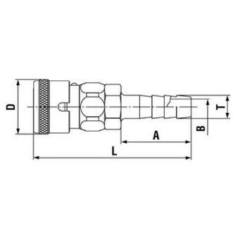 日東工器（株） ハイカプラBL SH ハイカプラＢＬ 20SH-BL STEEL NBR