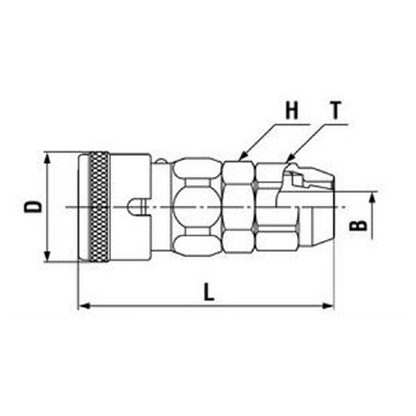 日東工器（株） ハイカプラBL SN ハイカプラＢＬ 65SN-BL STEEL NBR