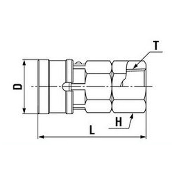 日東工器（株） ハイカプラBL SF ハイカプラＢＬ 20SF-BL SUS NBR