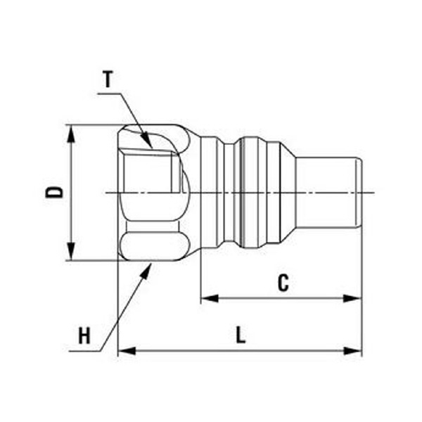 日東工器（株） HSUカプラ HSU-P ＨＳＵカプラ HSU-6P SUS HNBR