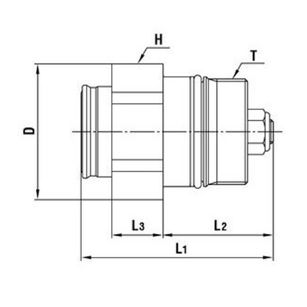 日東工器（株） マルチカプラ MALC-HS マルチカプラ MALC-1HS STEEL FKM
