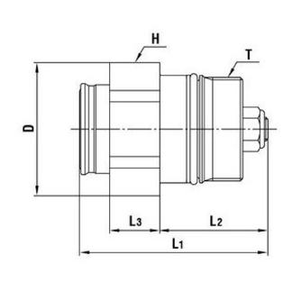 日東工器（株） マルチカプラ MALC-HS マルチカプラ MALC-8HS STEEL FKM