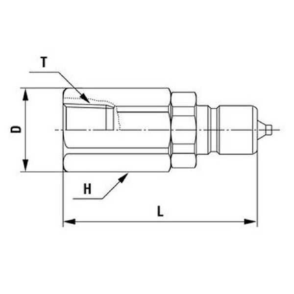 日東工器（株） コンパクトカプラ PF コンパクトカプラ CO-1PF BRASS EPDM