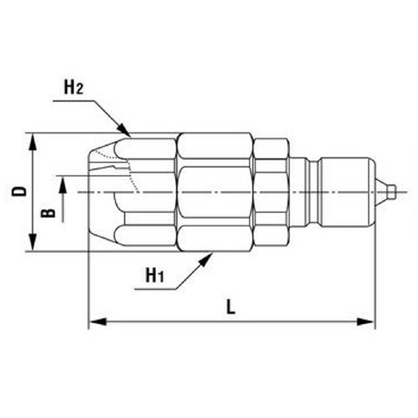 日東工器（株） コンパクトカプラ PN コンパクトカプラ CO-40PN BRASS EPDM