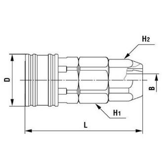 日東工器（株） コンパクトカプラ SN コンパクトカプラ CO-40SN SUS304 EPDM