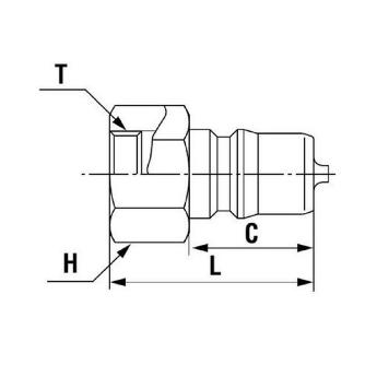 日東工器（株） セミコンカプラ P-304-F セミコンカプラ 2P-304 SUS FKM