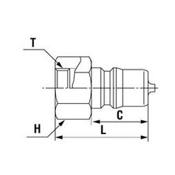 日東工器（株） セミコンカプラ P-304-F セミコンカプラ 4P-304 SUS FKM