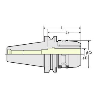 （株）日研工作所 高圧センタースルー型ミーリングチャック BT-C 高圧センタースルー型ミーリングチャック BT50-C32C-165