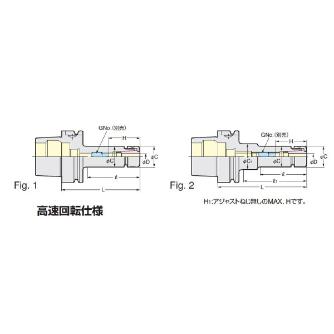 （株）日研工作所 高速回転用HSKスリムチャック HSK-SK 高速回転用ＨＳＫスリムチャック HSK50A-SK13-90P